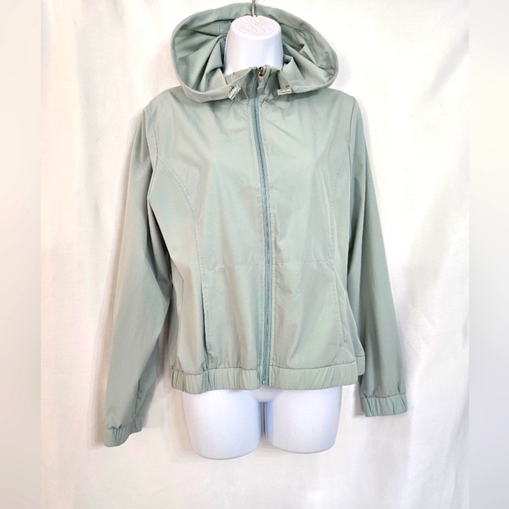 Body Glove Mint Green Full Zip Lightweight Spring Activewear Jacket Size M
